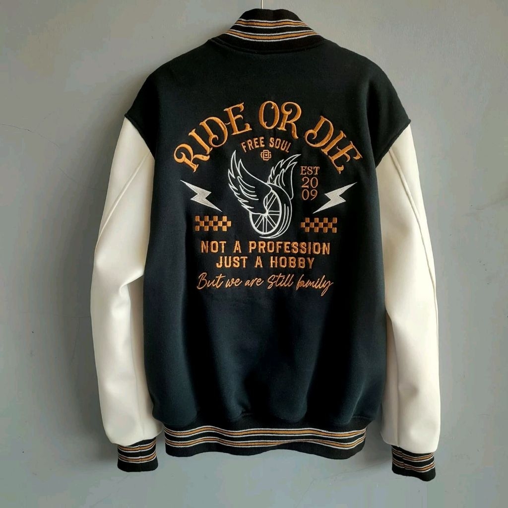 varsity jacket / jaket baseball / jaket varsity pria wanita / jaket varsity full bordir / jaket vars