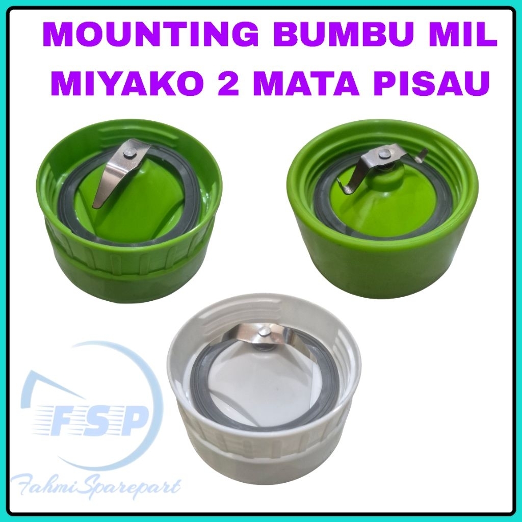 MONTING BUMBU MIL BLENDER MIYAKO 2 MATA PISAU