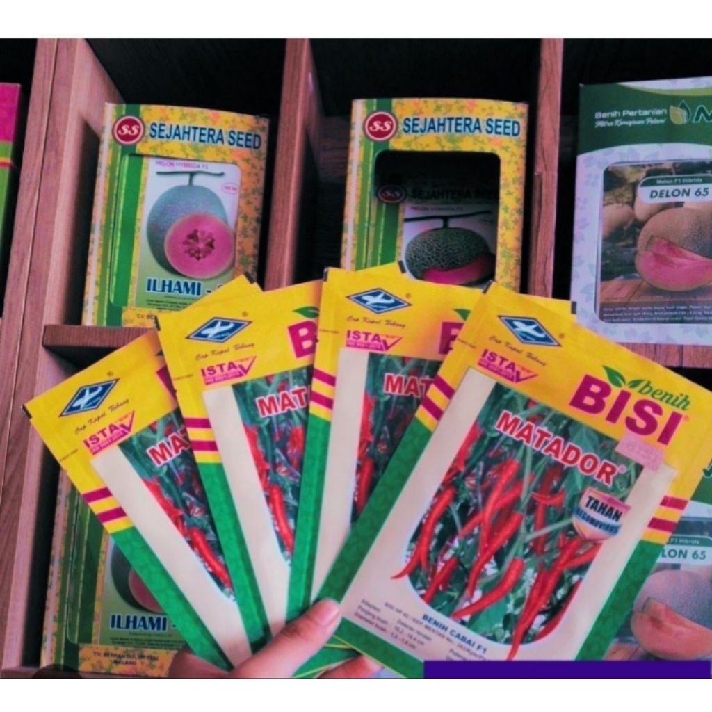 benih bibit cabe besar MATADOR cap kapal terbang /isi 10 gram benih berkualitas