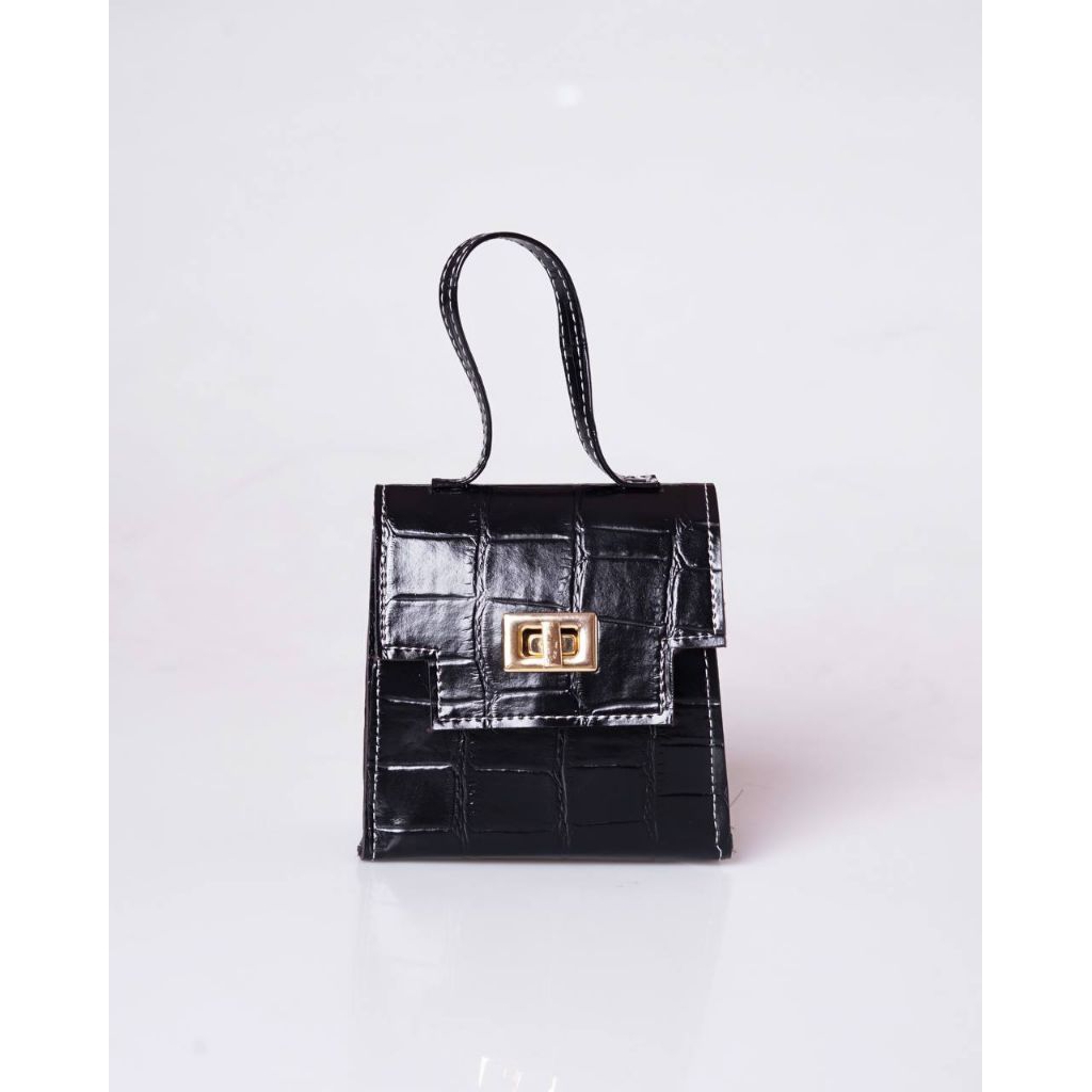 RUMAH TAS LUCU - FIRRY CROCO MINI BAG SLING CROCO TAS SELEMPANG WANITA MINI MODEL KEKINIAN