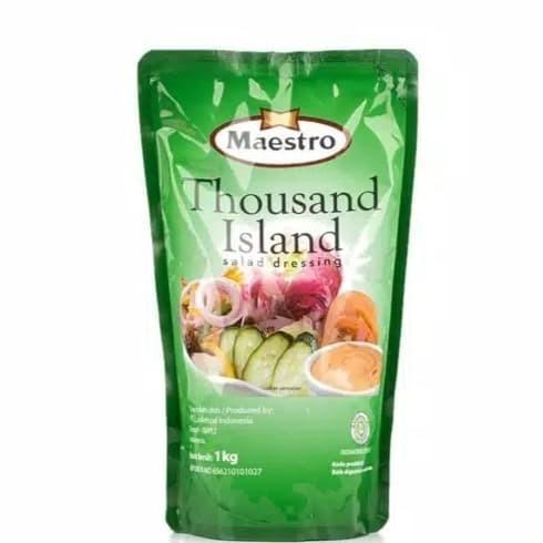 

Maestro Saus Thousand Island Salad Dressing Pouch 1 kg