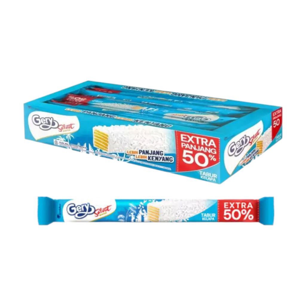 Gery Saluut Wafer Tabur Kelapa Isi 12