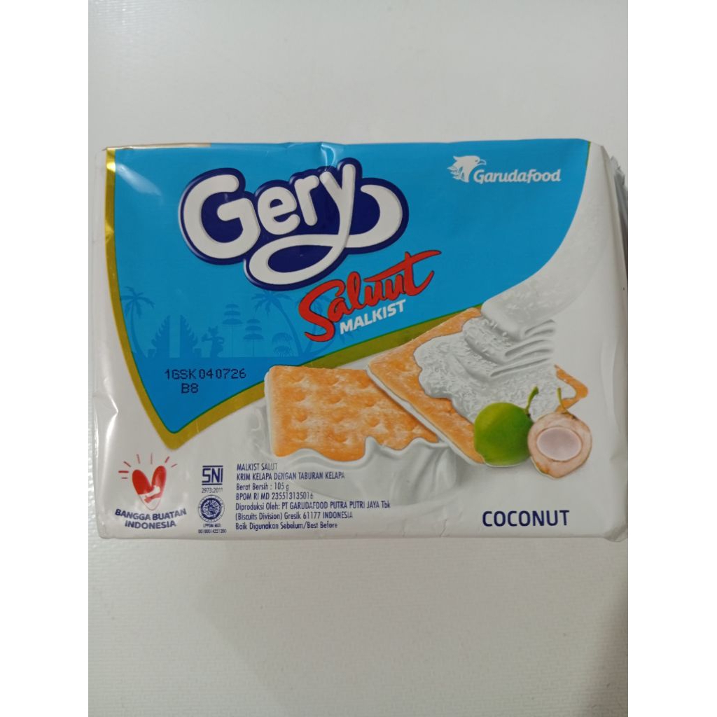 Gery Saluut Malkist Kelapa Coconut 100g