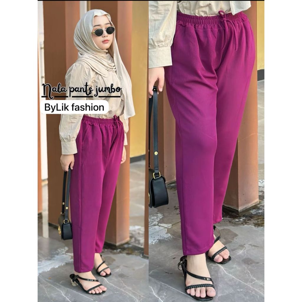 Nala pants jumbo/ baggy pants knit japan / celana panjang bigsize
