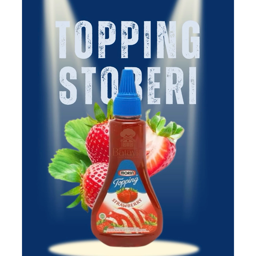

Morin Strawberry | Morin Topping Strawberry 310gr