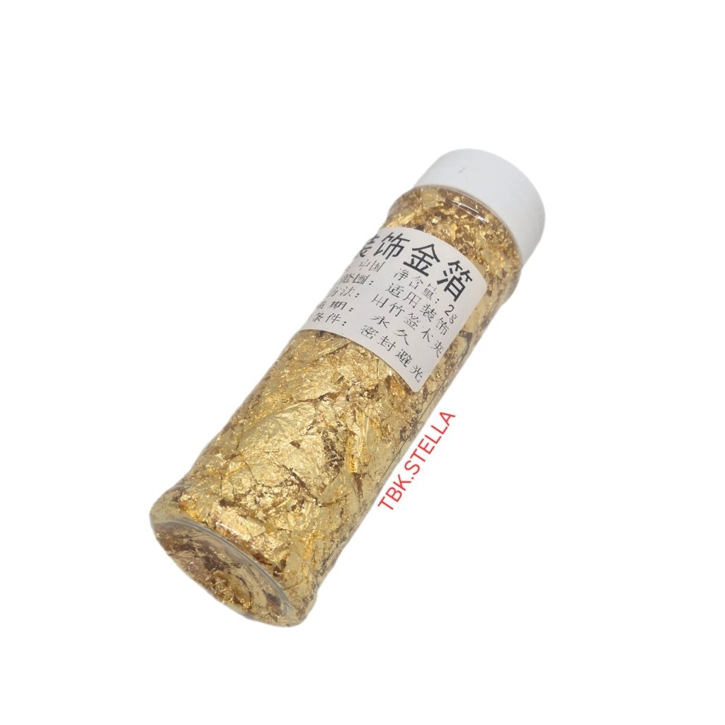 

EDIBLE GOLD LEAF KERTAS EMAS DEKORASI CAKE KUE