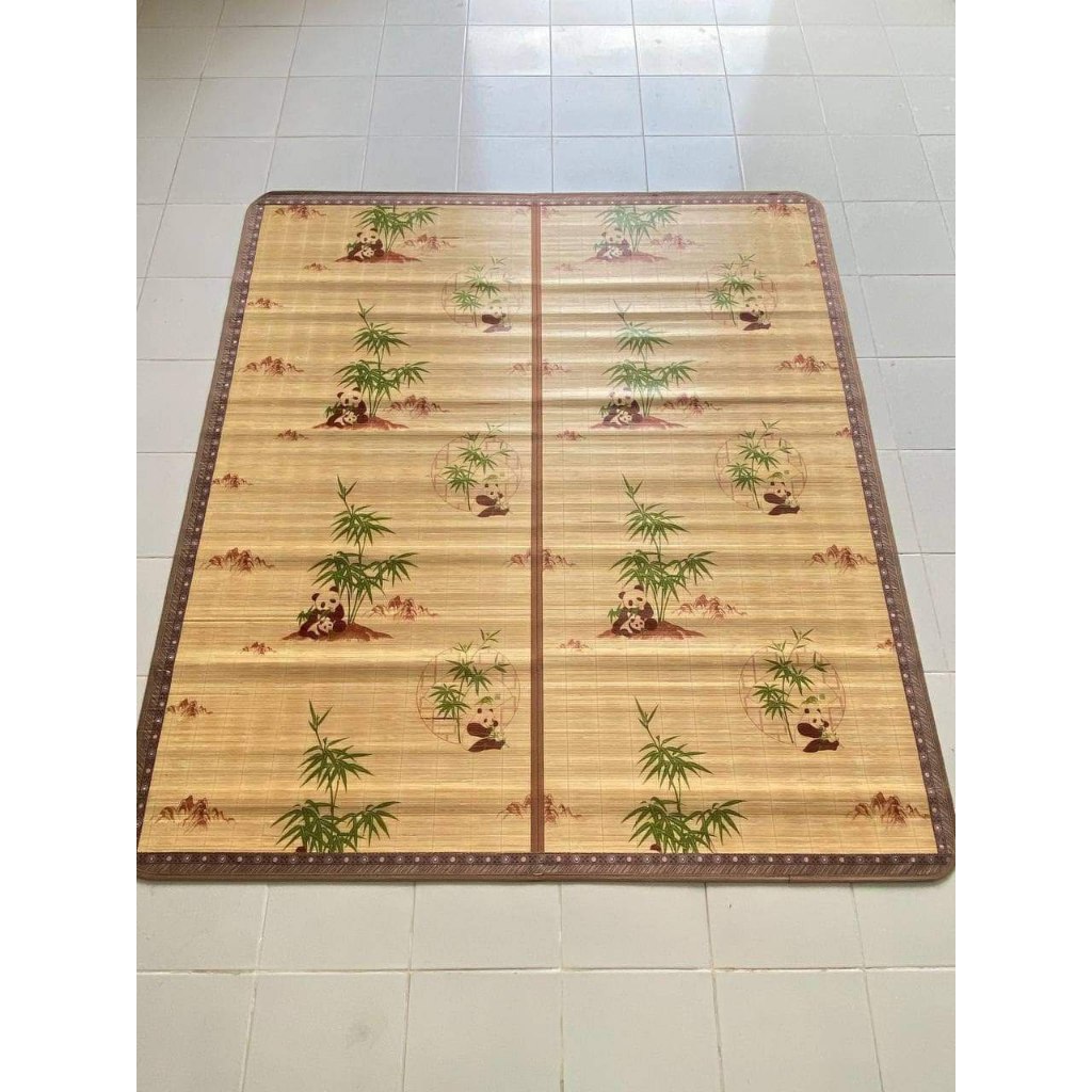 Tikar Bambu Motif Tatami Original 180x200cm Pengiriman Cepat