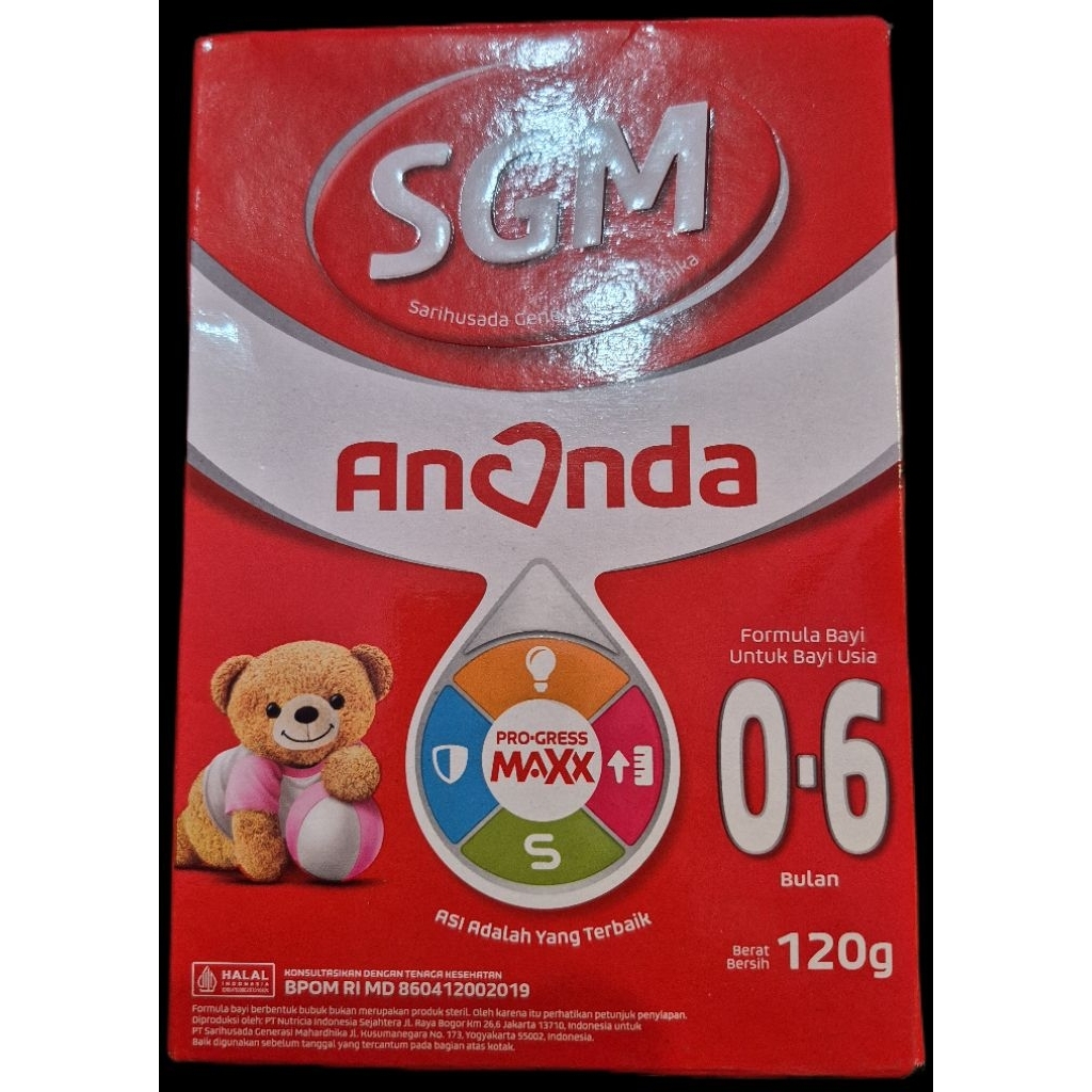 Susu SGM Ananda 0-6 120gr