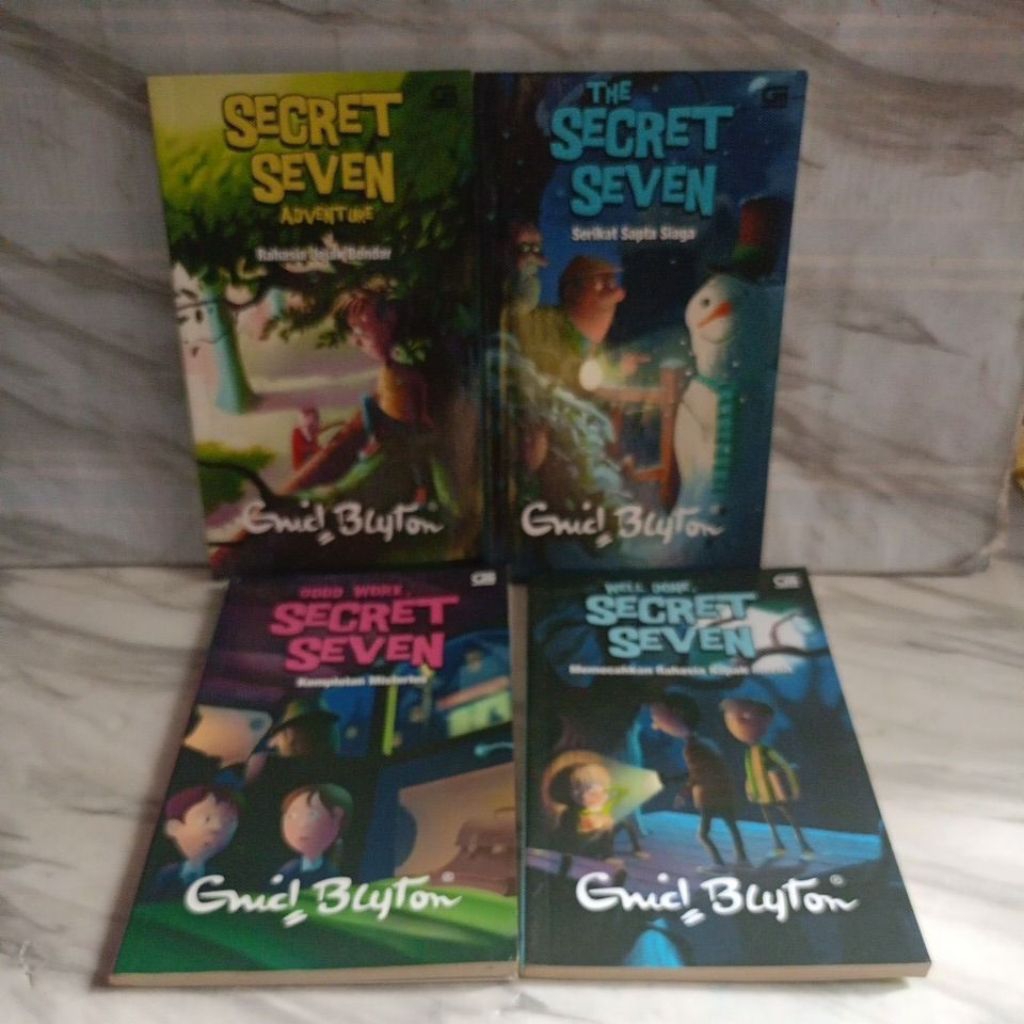 Paket 4 Novel Sapta Siaga by Enid Blyton