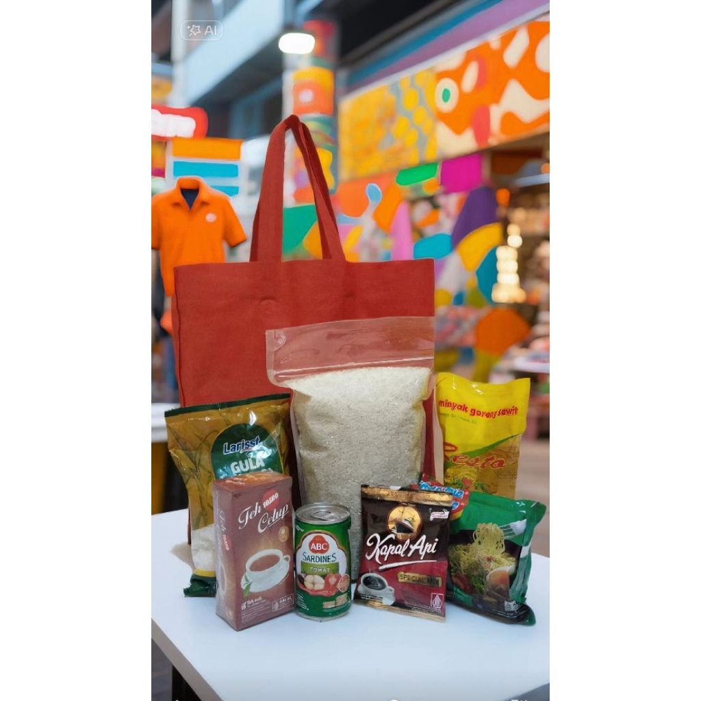 

Paket Hemat 5 Serba Ada – Beras, Gula, Minyak, Indomie & Kopi