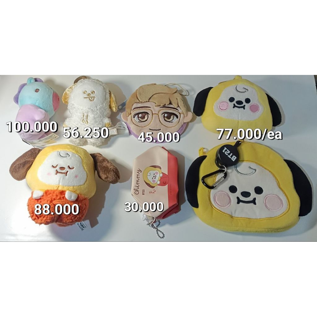 Merch Official & Unofficial BT21 Chimmy Jimin BTS Bagcharm Keyring Doll Pouch Coin Purse | Mang jell