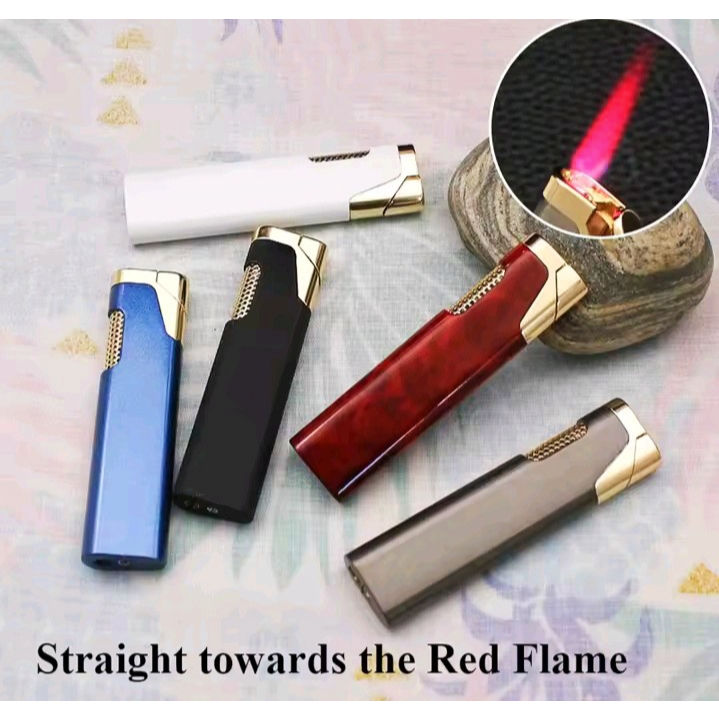 KOREK API BARA SLIM POLOS ELEGAN KOREK API GAS ISI ULANG