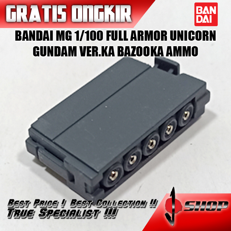 BANDAI MG 1/100 FULL ARMOR UNICORN GUNDAM VER.KA BAZOOKA AMMO MG1874