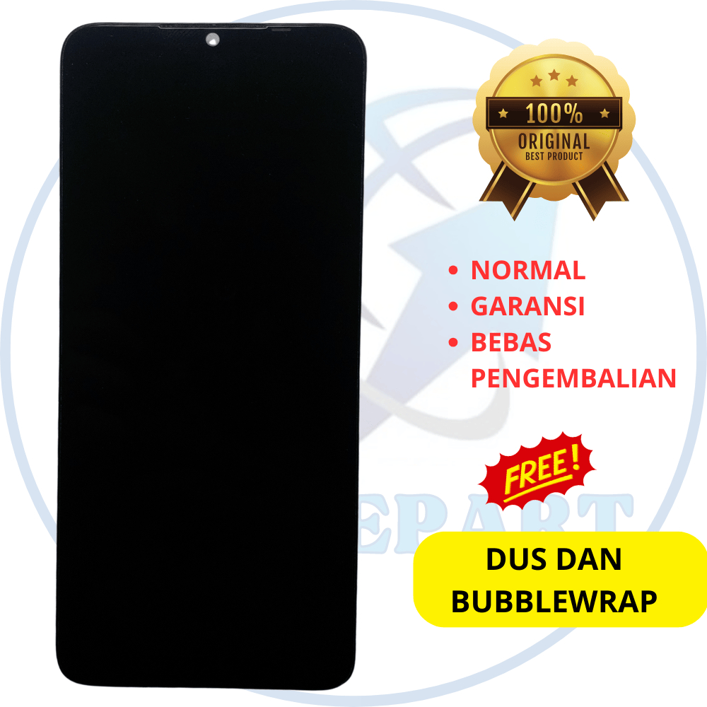 Lcd hp Itel s23 BIASA plus frame - S665L - asli original copotan cabutan bawaan