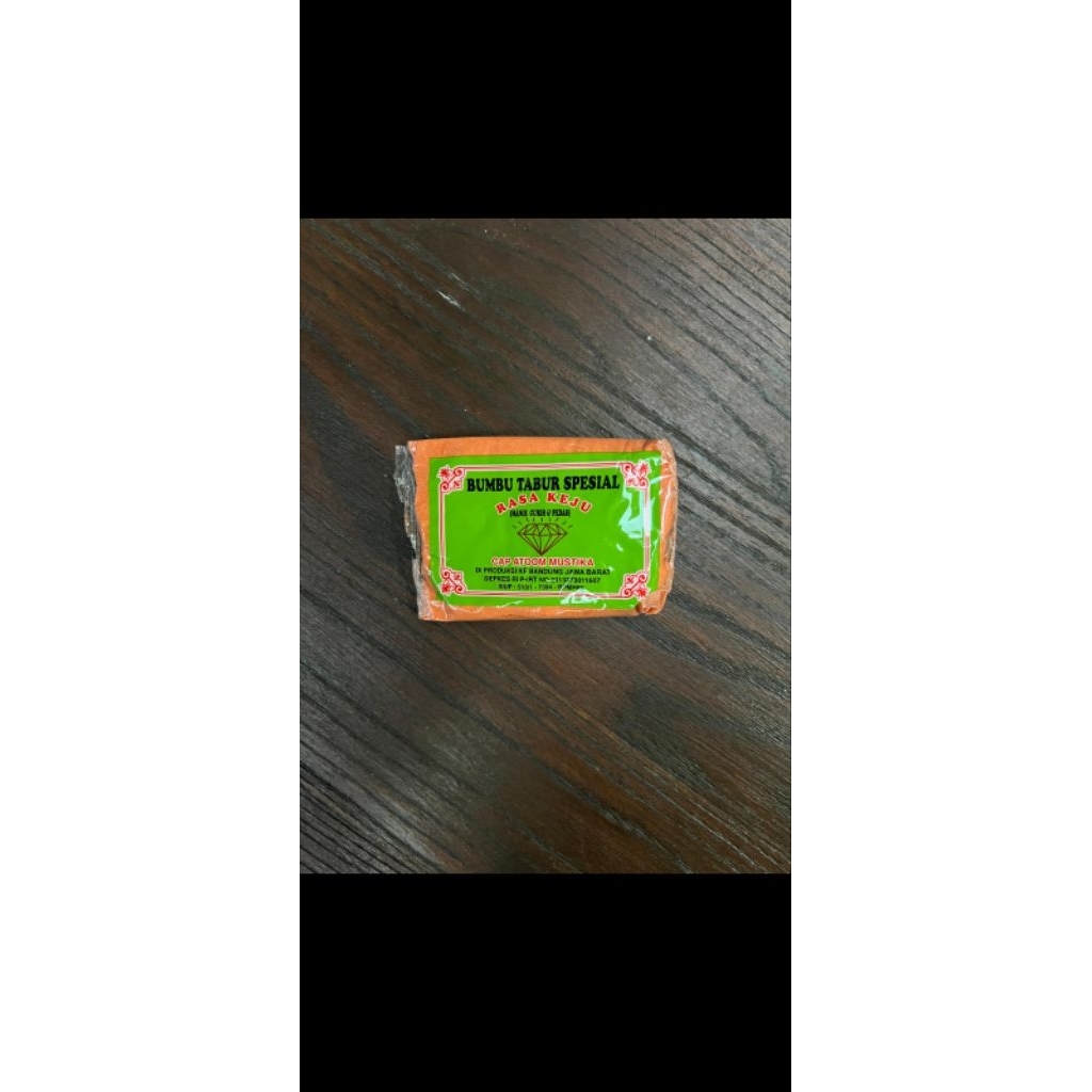 

Bumbu Tabur Keju Atoom mustika