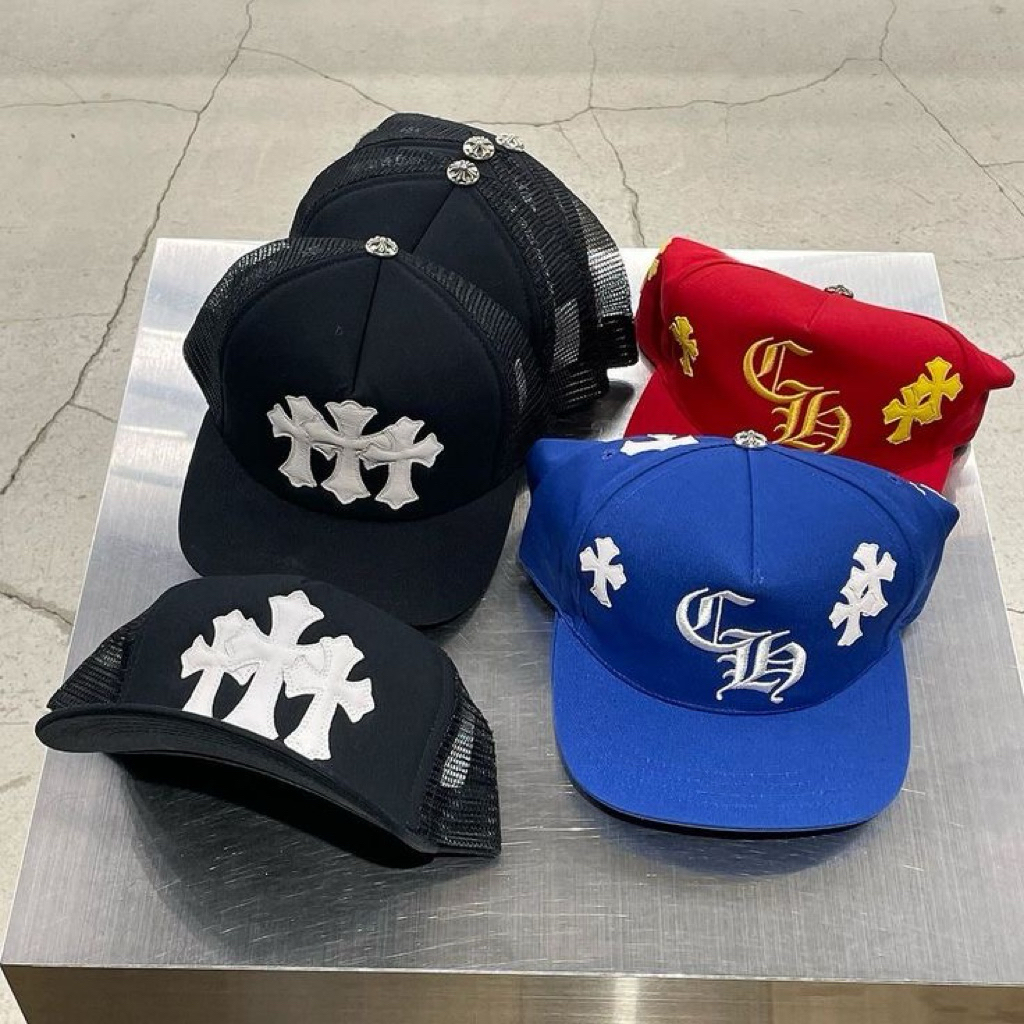 chrome hearts caps blue