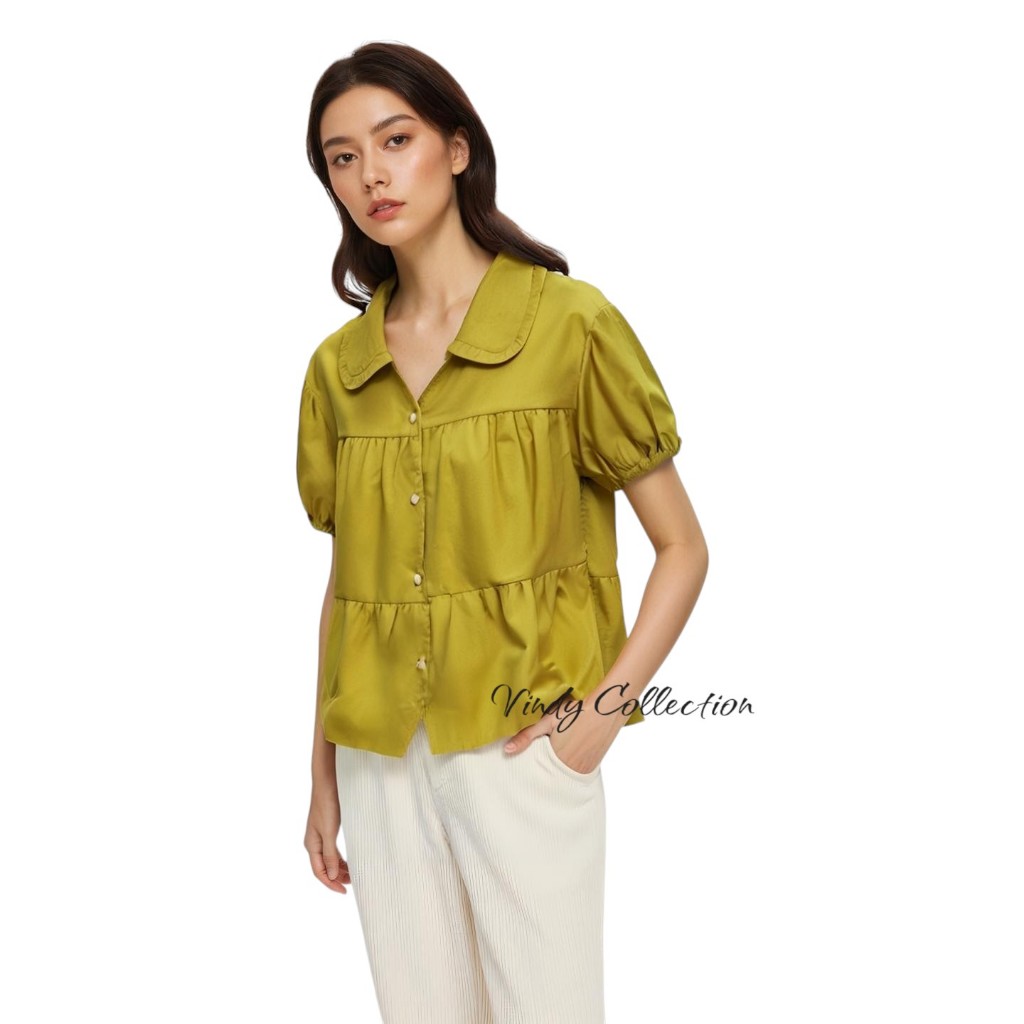 KEMEJA WANITA JUMBO DOLL  IMPORT BANGKOK  (ld 120cm)