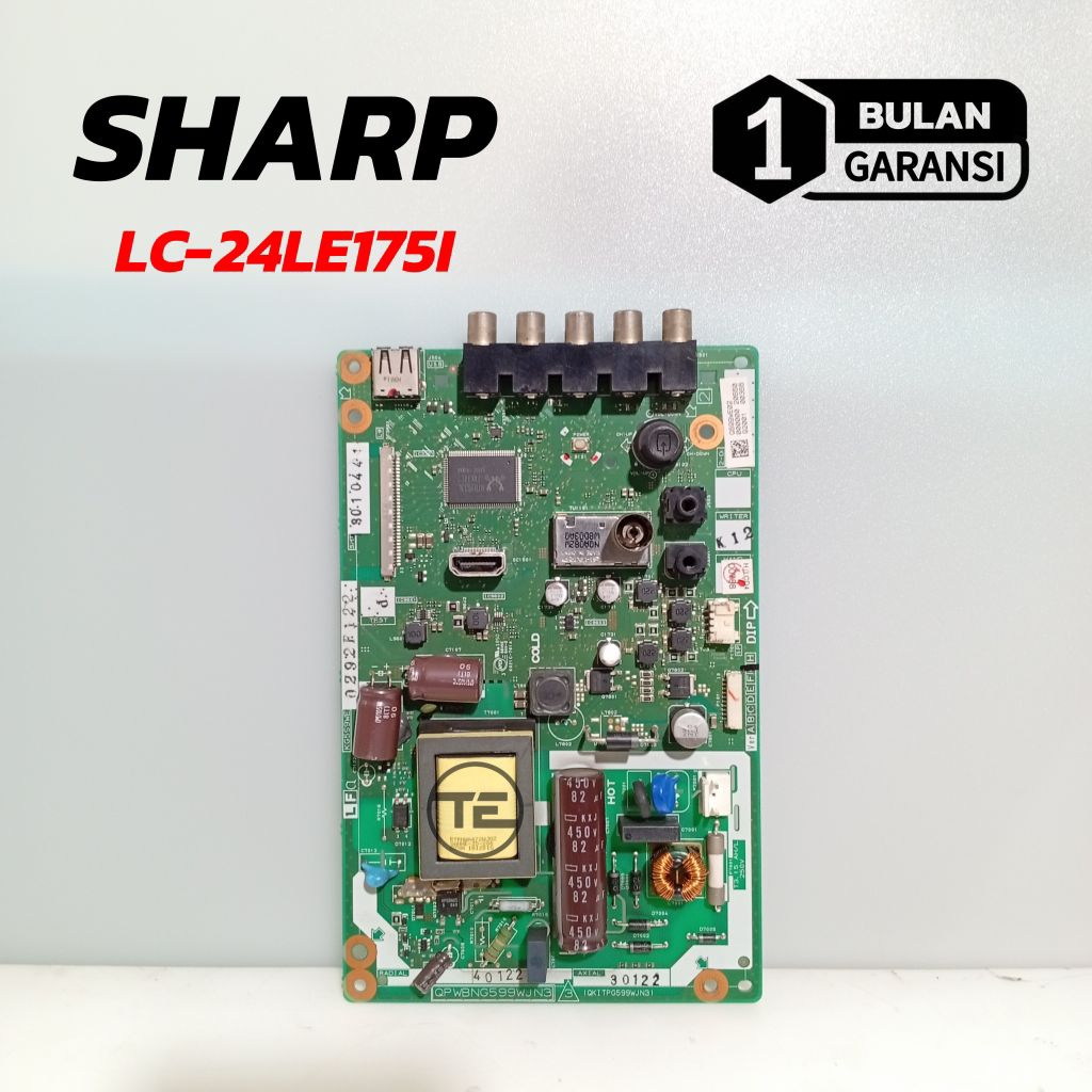 SHARP LC24LE175I MOTHERBOARD MAINBOARD MESIN TV LED SHARP LC 24LE175I