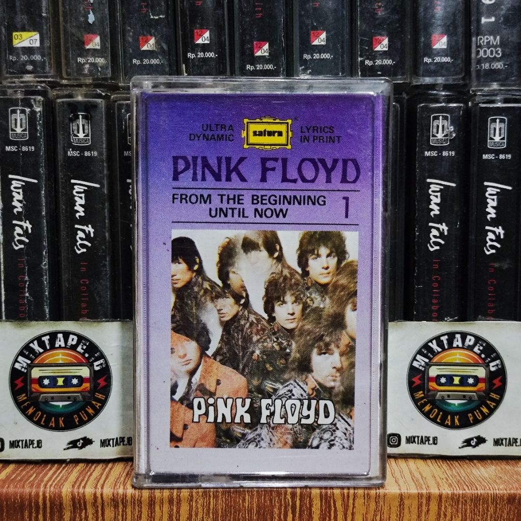 Kaset Pita - Pink Floyd - From The Beginning Until Now 1 - Radio Tape - Kaset - Radio - Pemutar Kase