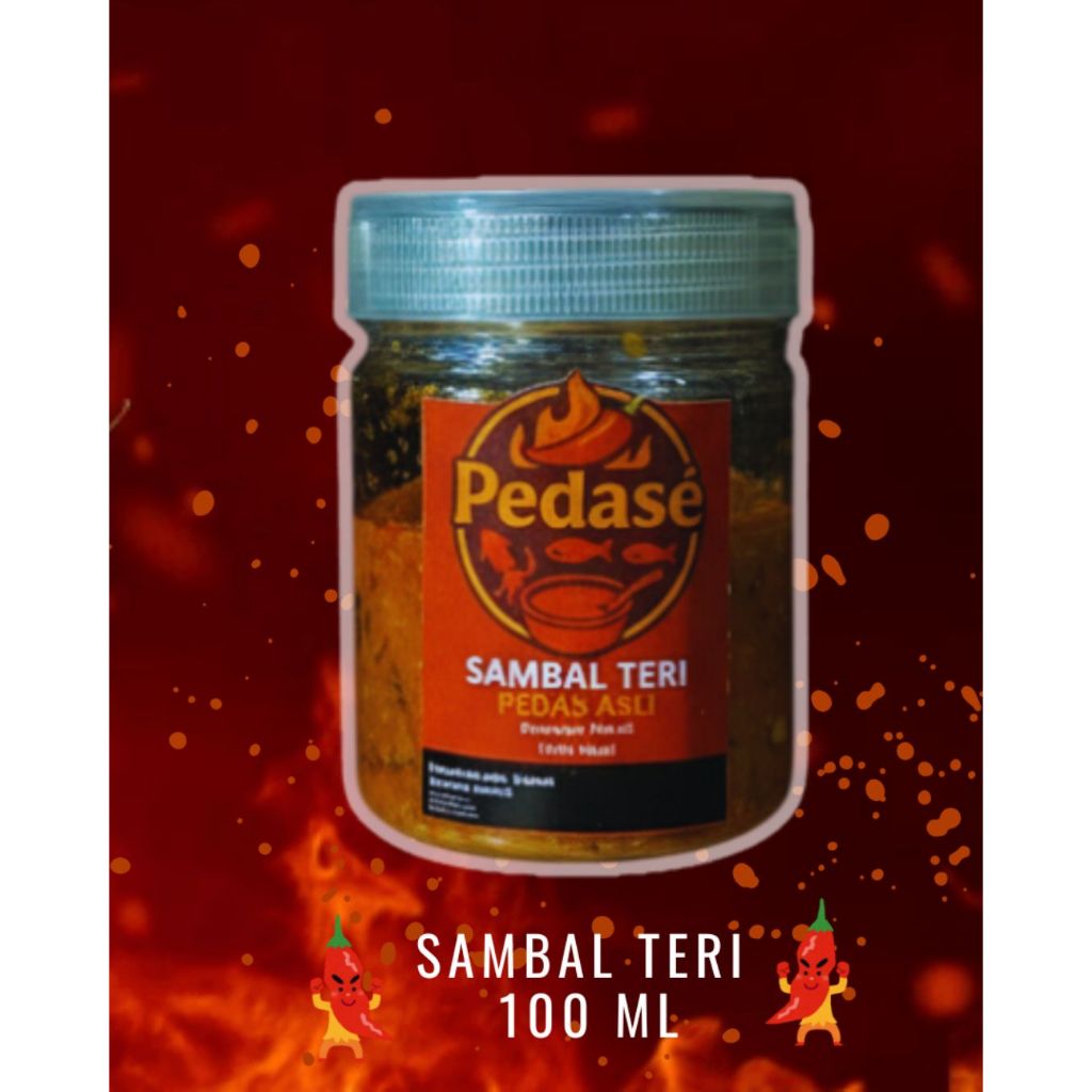 

Pedasé Sambal Teri 100ml - Homemade, Fresh, Pedas Gurih Nagih