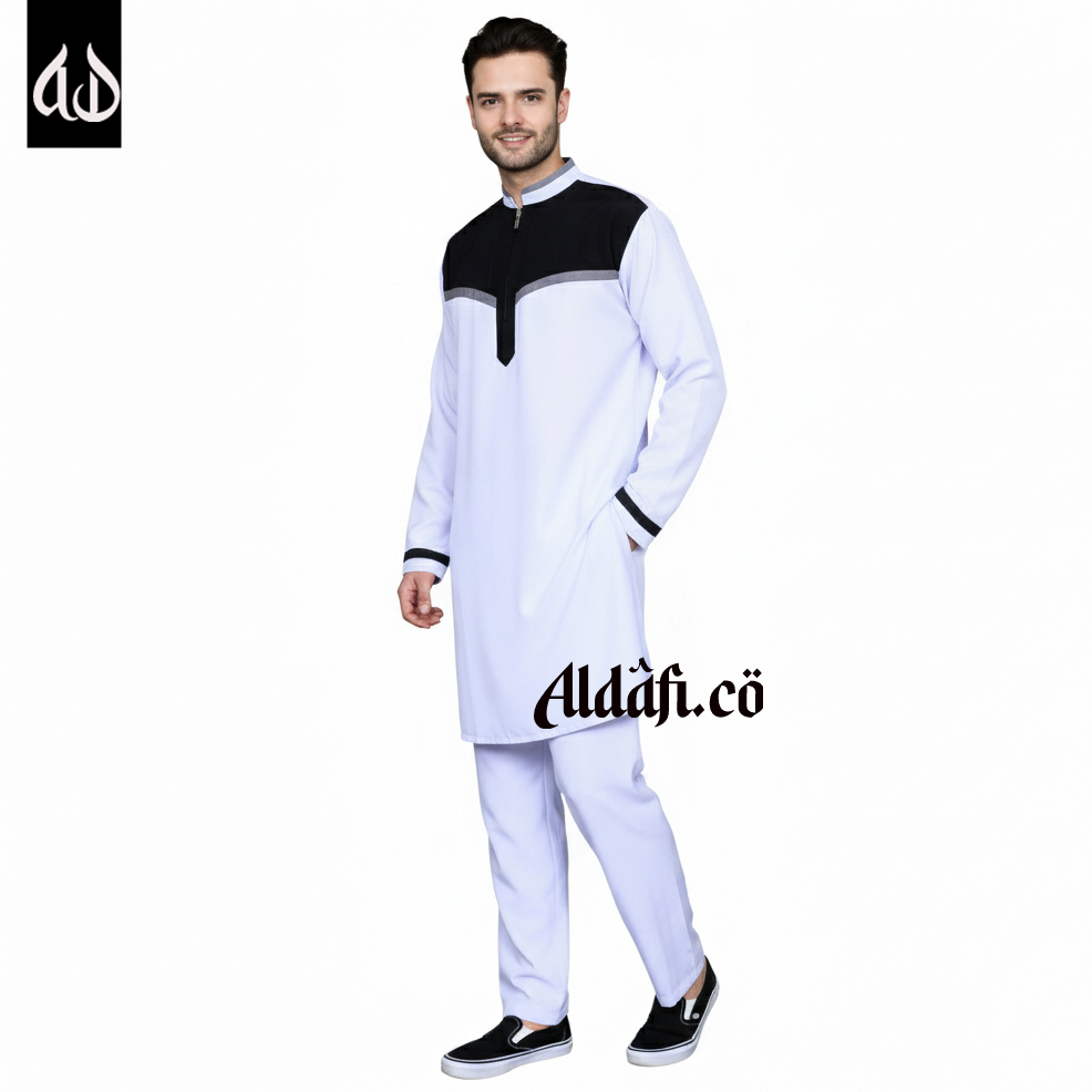 Koko kurta setelan dewasa - baju kurta pria dewasa - gamis jubah laki laki
