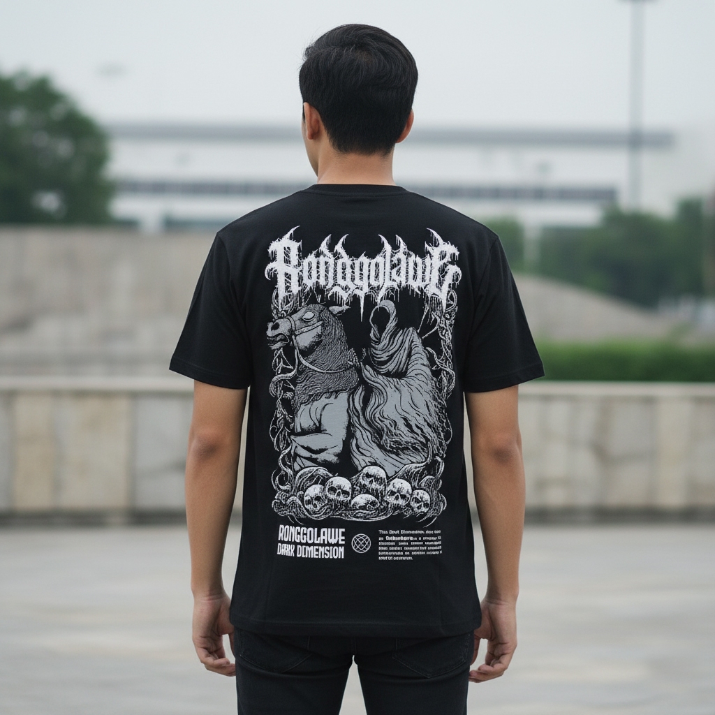 Kaos Satria Ronggolawe DARK DIMENSION 1 / Kaos Satria Ronggolawe Dakon Graphics original / Kaos Dist