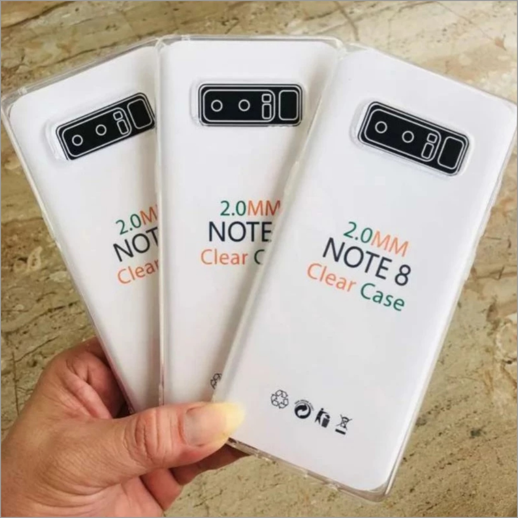 Clear Case Samsung Note 8 Note 9 Samsung Note 10 Note 10 Plus Silikon Clear Soft Case