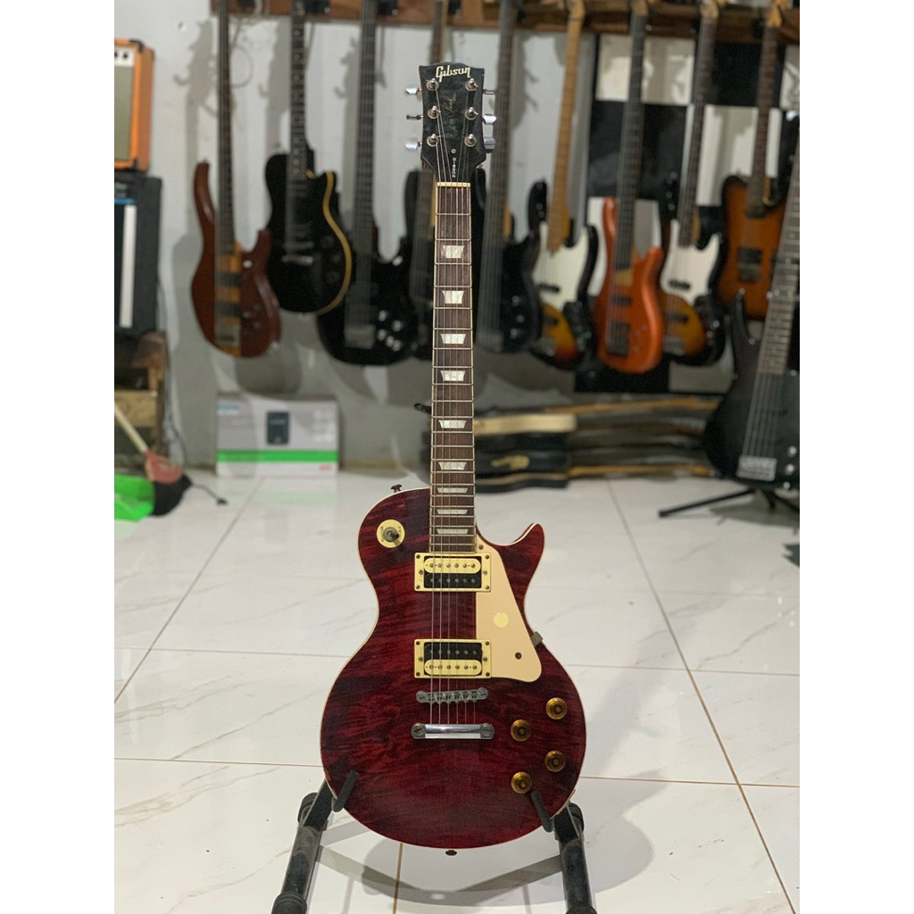 gitar elektrik gibson replika