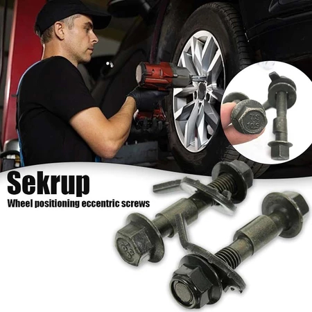 Share: 2pcs Baut Cember Mobil 12mm Baut Spooring Baut Camber Avanza Steel Baut Camber Spooring Unive