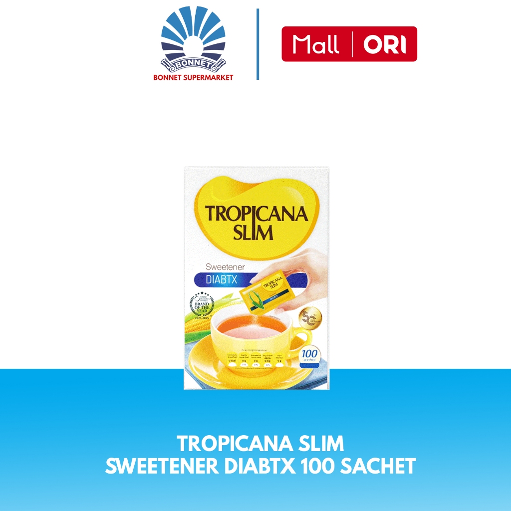 

Tropicana Slim Sweetener Diabtx 100's x 2 gr