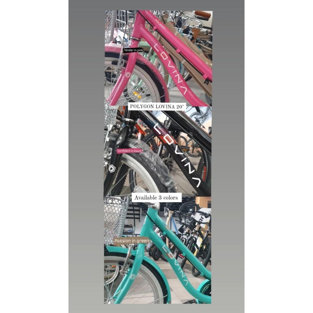polygon lovina 20 inch ctb sepeda anak perempuan
