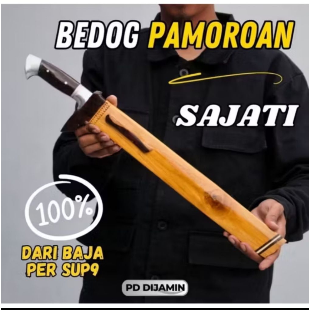 GoLok Pamoroan Multifungsi Tebas kayu Tebas Bambu Sembelih juga bisa