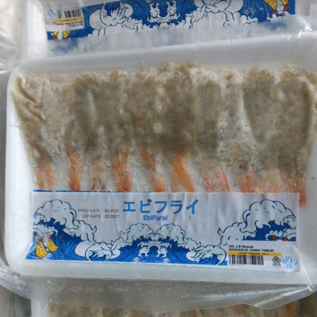 

Ebi Furai isi 10 Pcs. Produksi LS group, Halal.