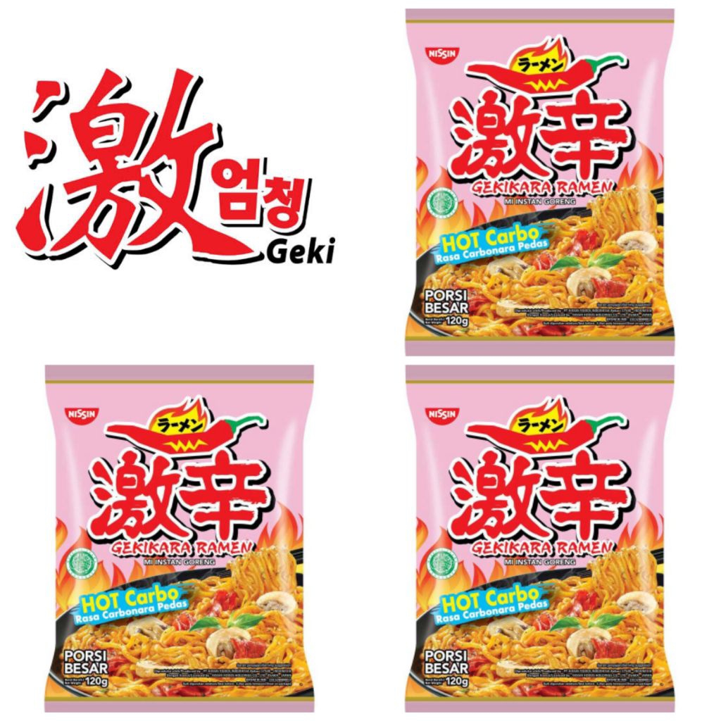 

Gekikara Ramen Mi Instan Goreng Carbonara Pedas 120 Gr