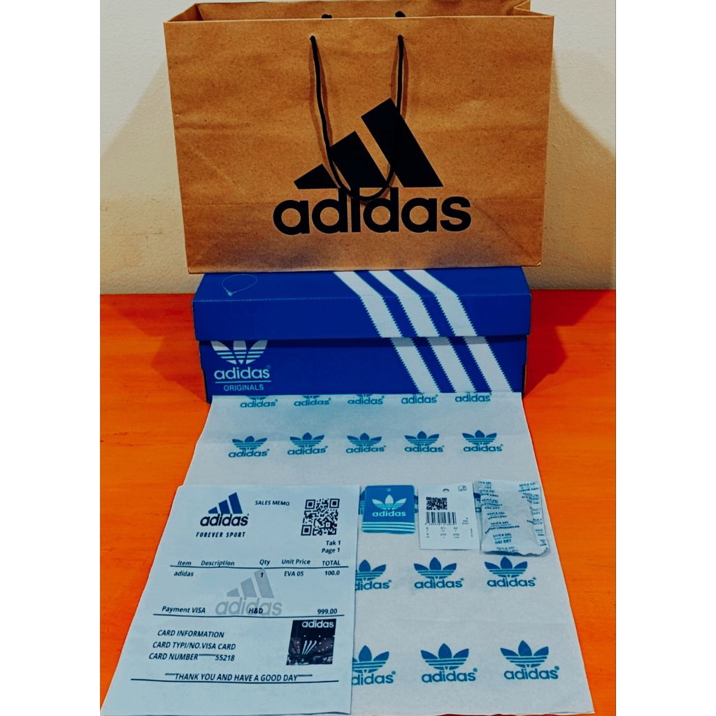 Inner Box / Box / Dus Sepatu Adidas Paket Lengkap.