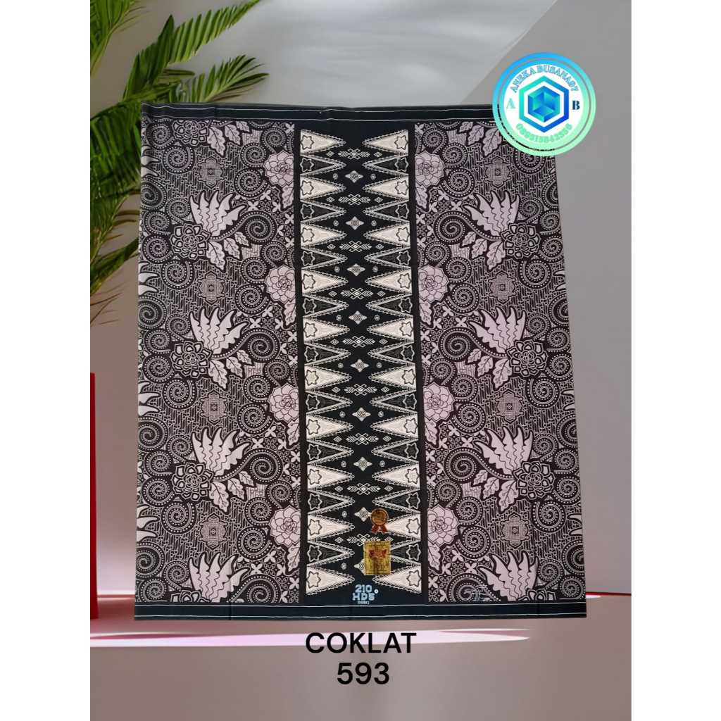 TERBARU SARUNG DARI SAMARINDA HDS 210 BATIK MOTIF BUNGA ABSTRAK