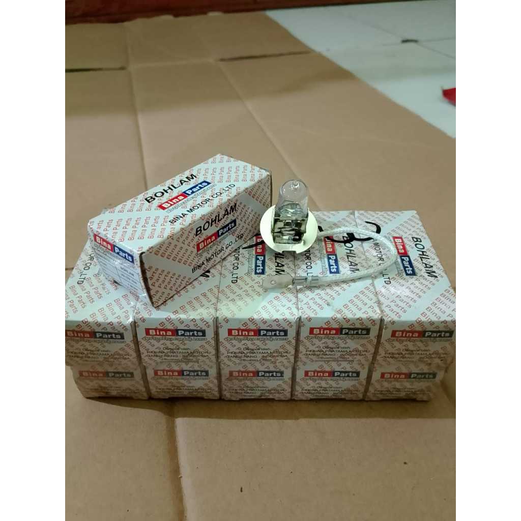 Bohlam Lampu Halogen H3 55W – Lampu Sorot / Kabut Motor & Mobil