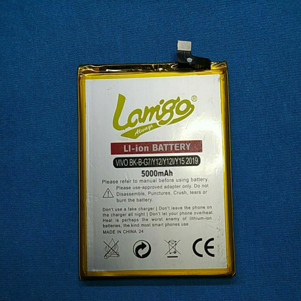 Battery batre vivo Y12 Y21i Y15 B-G7 Dobel power seken