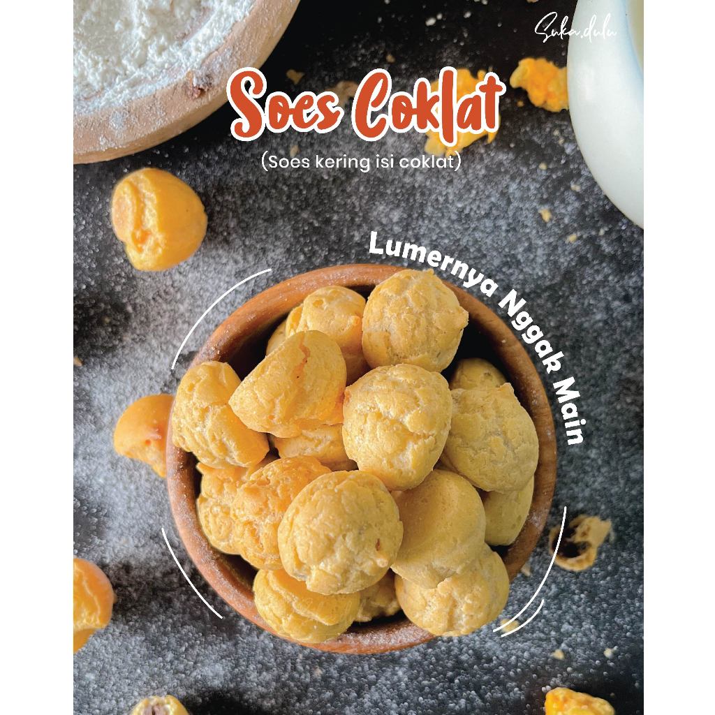 

SOES COKLAT & KEJU 1kg – Lumer, Manis Pas | Snack by suka.dulu