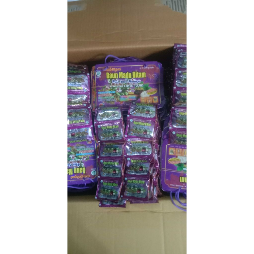 kapsul asam urat DAUN MADU HITAM 100%Original