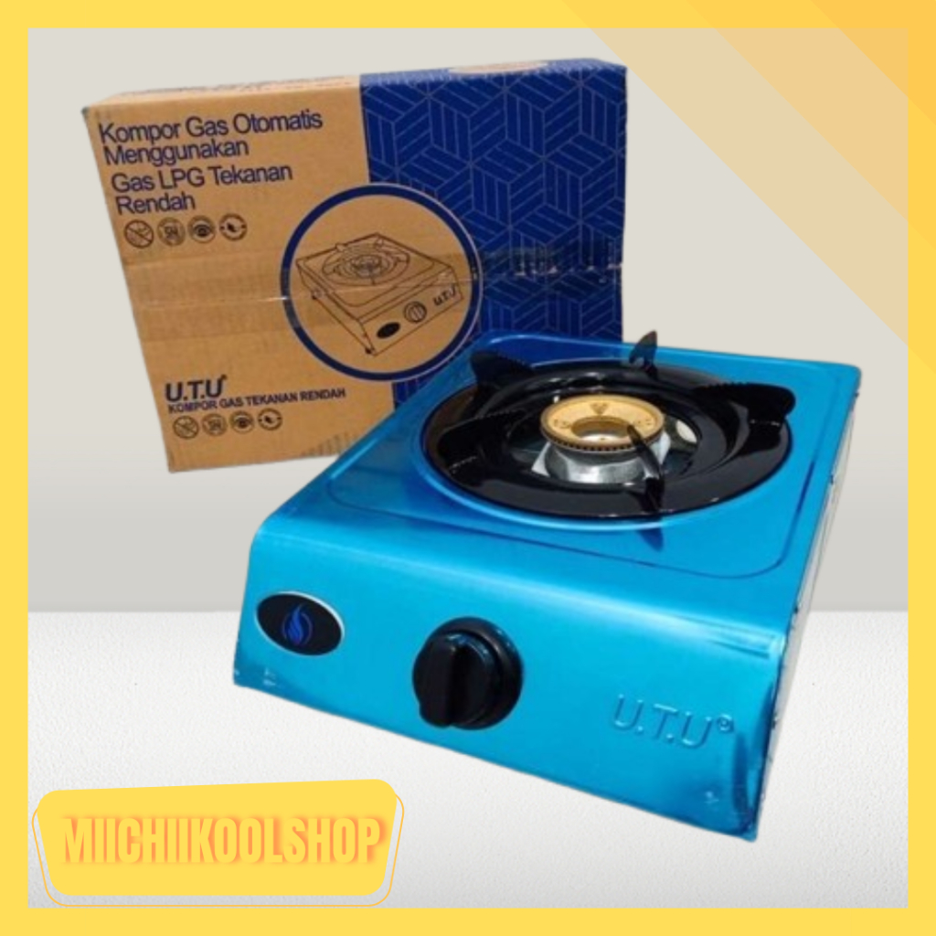 [UTU] KOMPOR GAS 1 TUNGKU STAINLESS STEEL