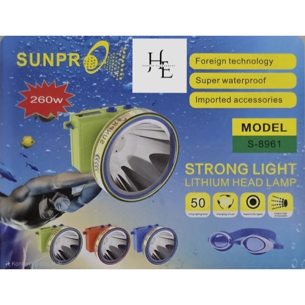 SENTER-KEPALA-SELAM,260W/SUNPRO-S8961