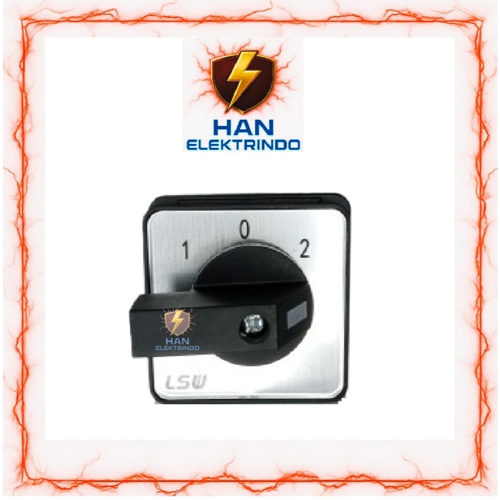 SELECTOR SWITCH 102 3P / SELECTOR 1-0-2 3 Phase / ROTARY SWICTH 102 3P LSW
