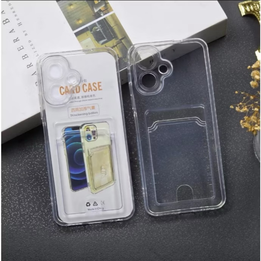 A - SLOT CARD Softcase Bening INFINIX SMART 10 10+ NOTE 50 Pro 50s 50x 40 50i TPU Soft Case CLEAR HD