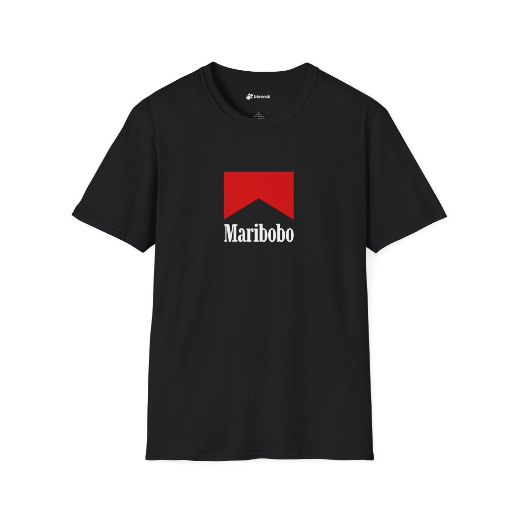 Blewukbadjoe Baju Kaos Plesetan Marlboro(Maribobo) Cottom Combed 30s Premium
