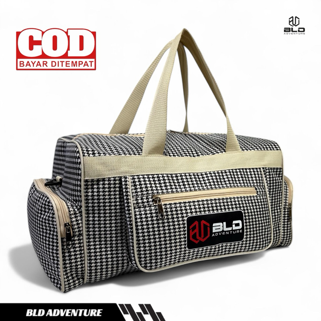 BLD ADVENTURE Tas Pakaian Untuk Bepergian Ukuran Medium Tas Travel Pria Wanita