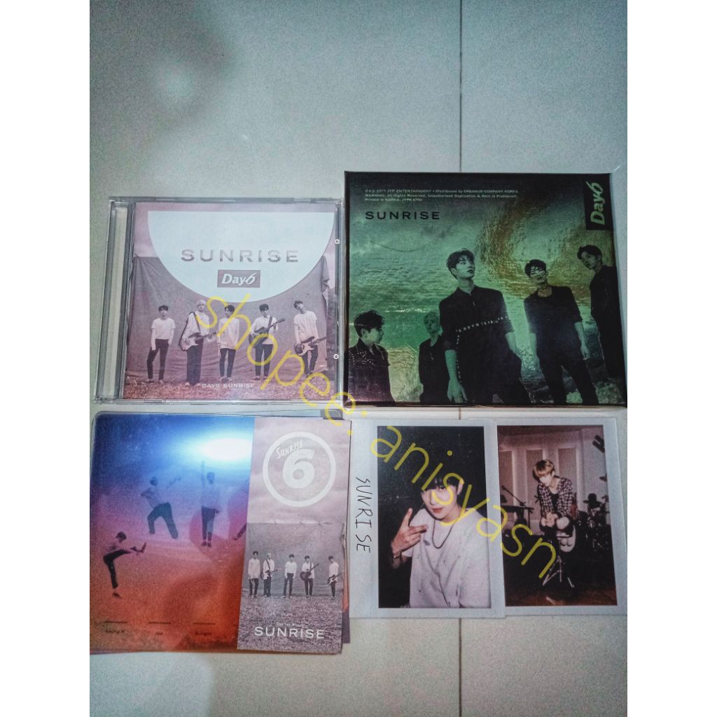 Album Sunrise Day6 Unsealed Fullset