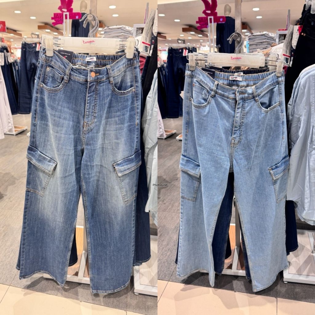 Cardinal Girl Celana Cargo Wanita Original (S-XXL)