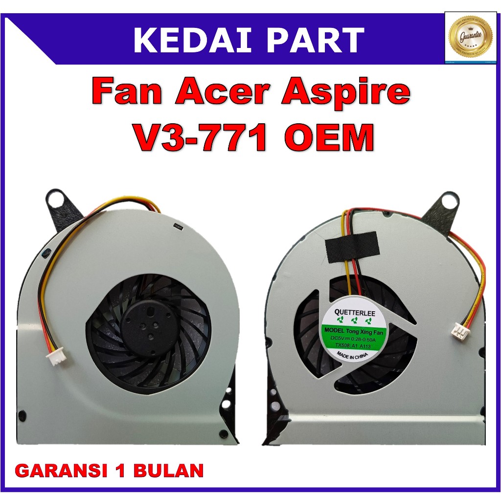 Kipas Fan Acer Aspire V3-771 V3-771G V3-772 V3-772G V3-731 V3-731G E1-731G E1-771 E1-771G E1-772 E1-