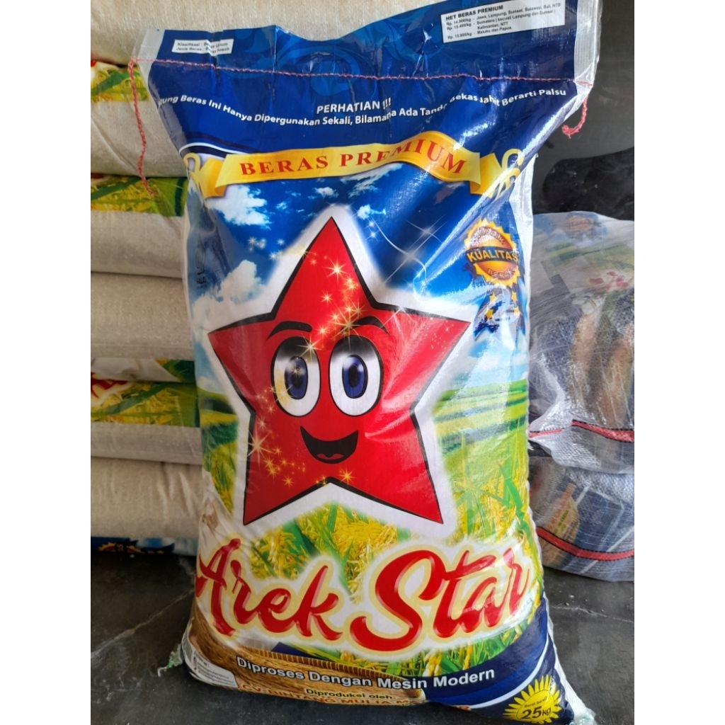 Beras bintang (Arek Star) 25kg